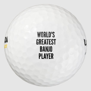 Worlds Greatest Banjo Player Golf Balls