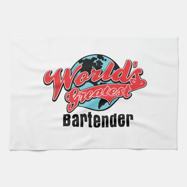Worlds Greatest Bartender Towel (Horizontal)