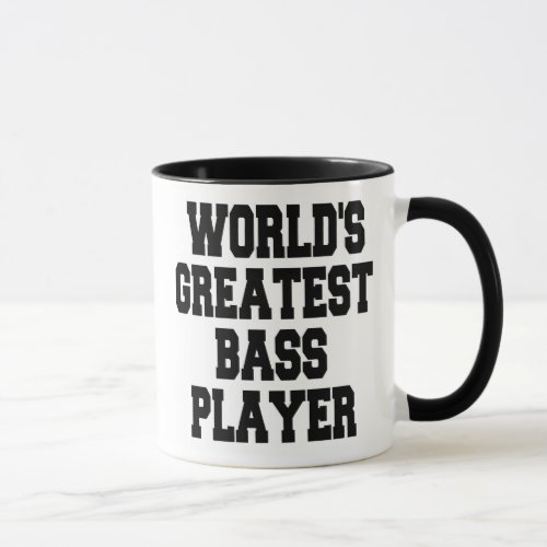 Worlds Greatest Bass Player Mug