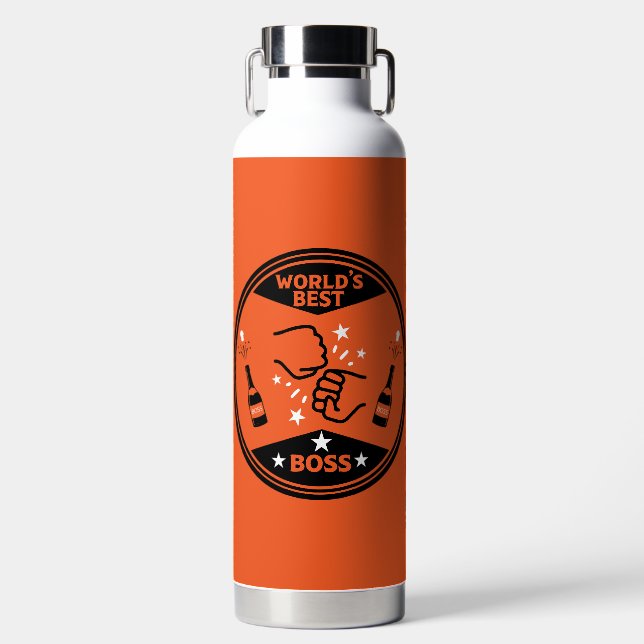 World's Greatest Best Boss Water Bottle (Front)