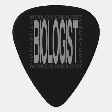 Worlds Greatest Biologist Guitar Pick