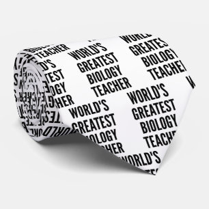 Worlds Greatest Biology Teacher Neck Tie