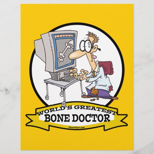 WORLDS GREATEST BONE DOCTOR MEN CARTOON (Front)