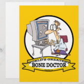 WORLDS GREATEST BONE DOCTOR MEN CARTOON (Front/Back)