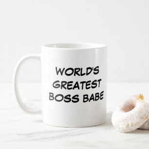 "World's Greatest Boss Babe" Coffee Mug