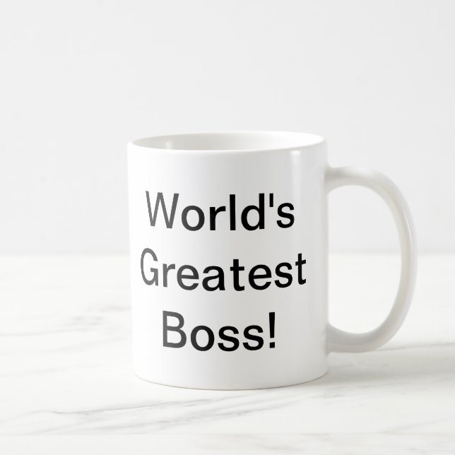 World's Greatest Boss Coffee Mug (Right)