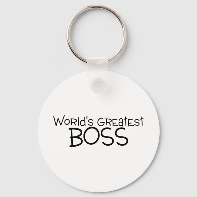 Worlds Greatest Boss Keychain (Front)