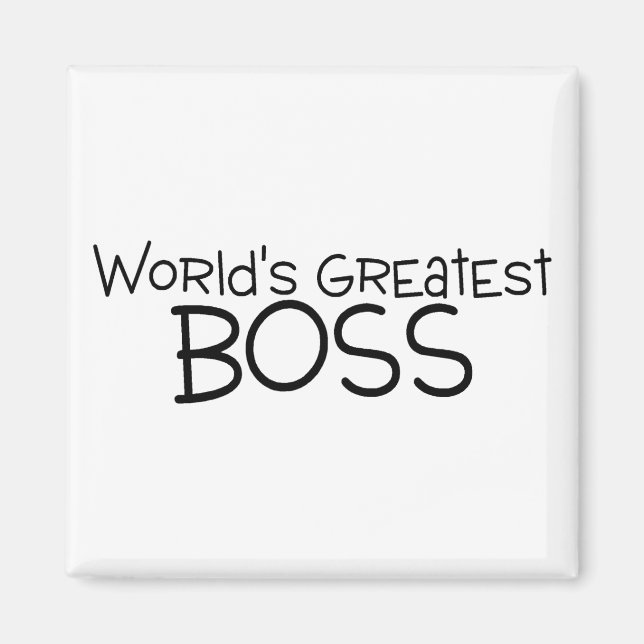 Worlds Greatest Boss Magnet (Front)