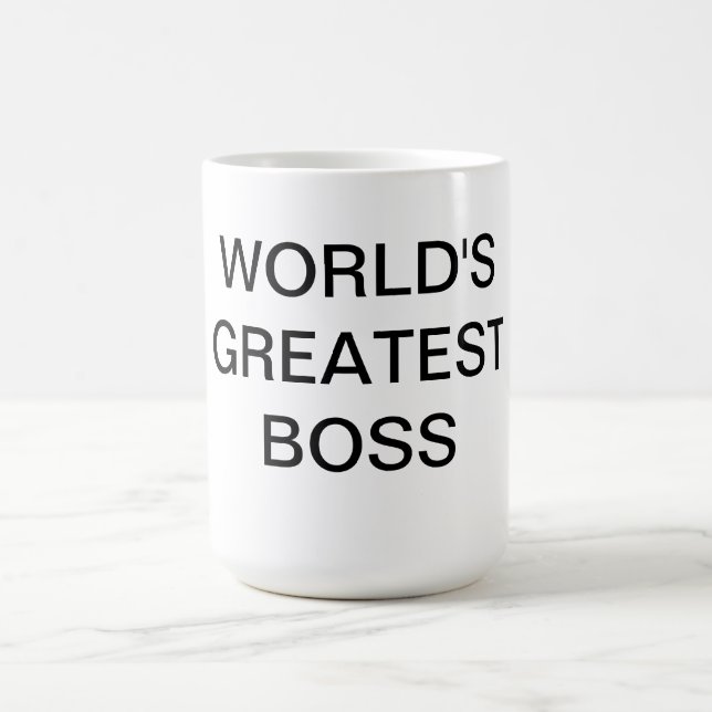 World's Greatest Boss Mug (Center)
