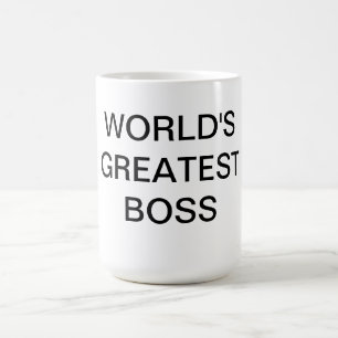 World's Greatest Boss Mug