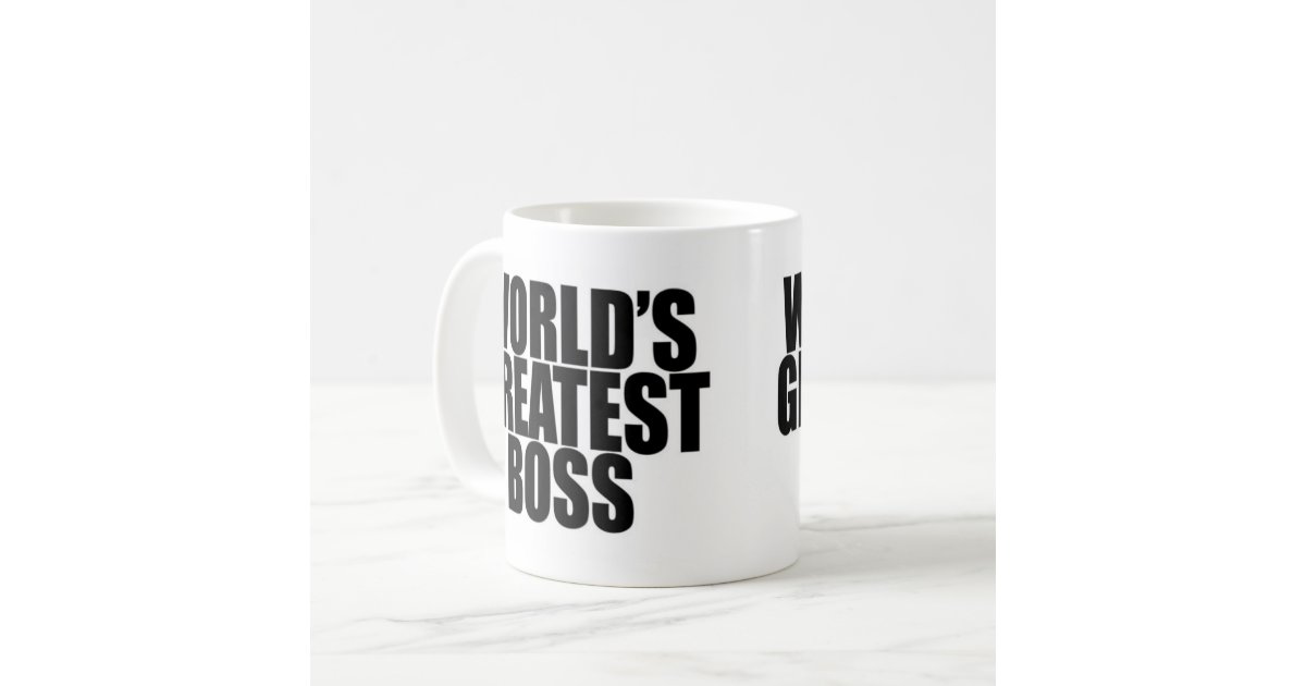 World's Greatest Boss Mug | Zazzle