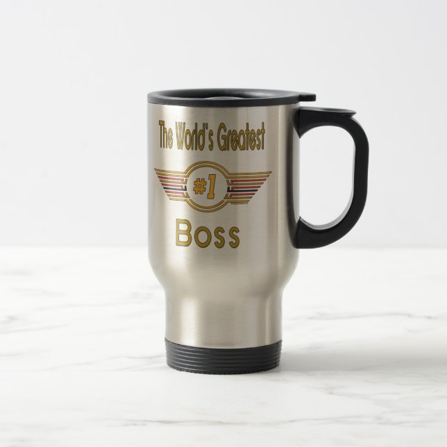 World's Greatest Boss Travel Mug (Right)