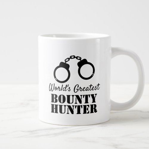 Worlds Greatest Bounty Hunter large jumbo size Giant Coffee Mug