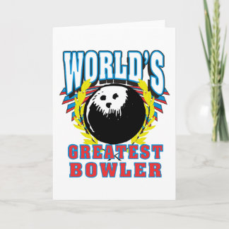 World's Greatest Bowler Holiday Card