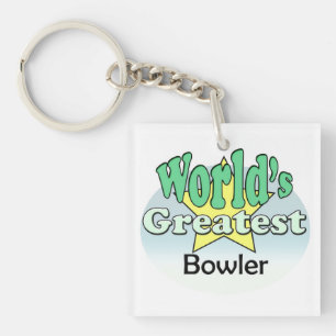 World's Greatest Bowler Keychain