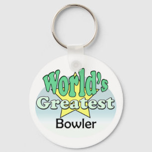 World's Greatest Bowler Keychain