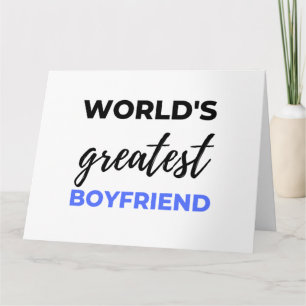 World's Greatest Boyfriend Black Card