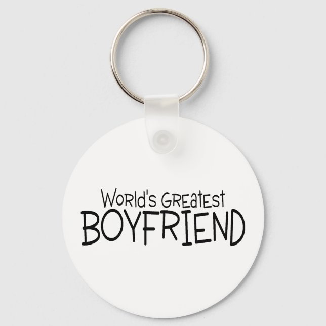 Worlds Greatest Boyfriend Keychain (Front)