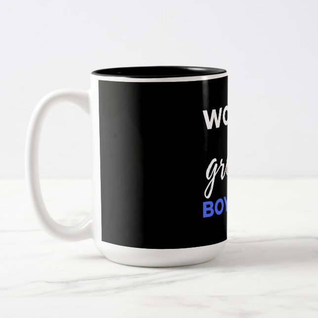 World's Greatest Boyfriend Two-Tone Coffee Mug (Left)