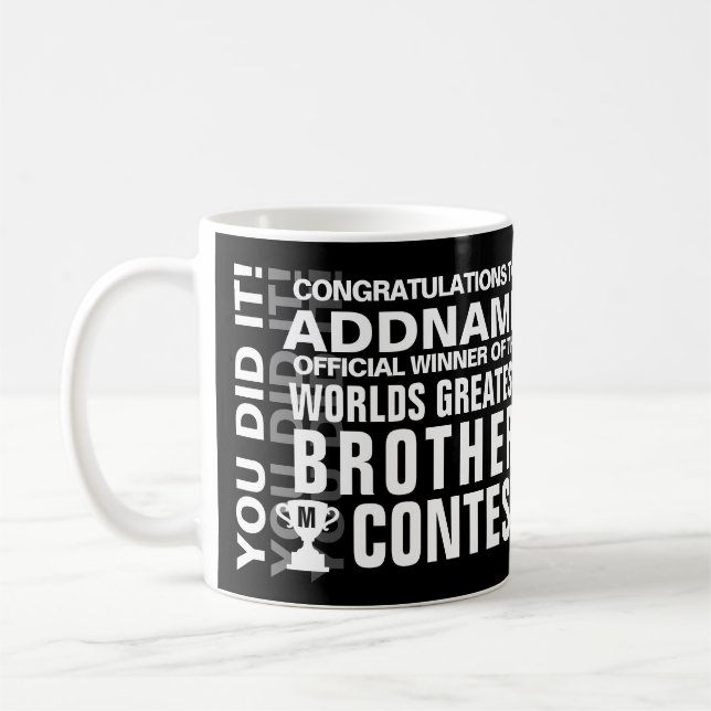 Worlds Greatest Brother Coffee Mug (Left)