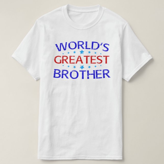 worlds greatest brother T-Shirt (Design Front)