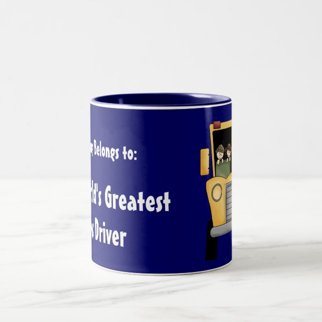 World's Greatest Bus Driver Customizable Mug (Center)