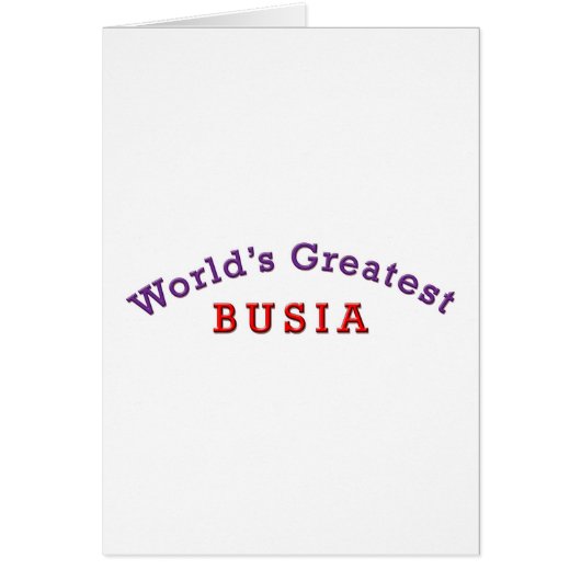World's Greatest Busia (Front)