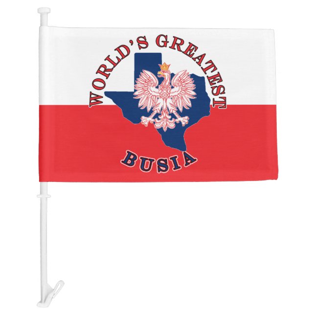 World's Greatest Busia Car Flag (Front)