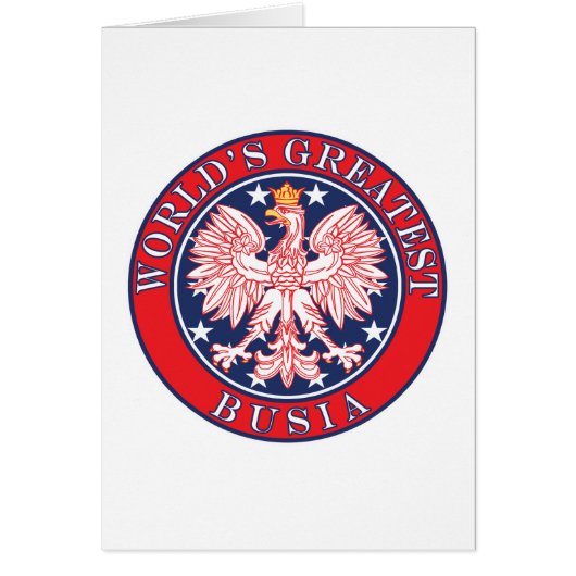 World's Greatest Busia Cards (Front)
