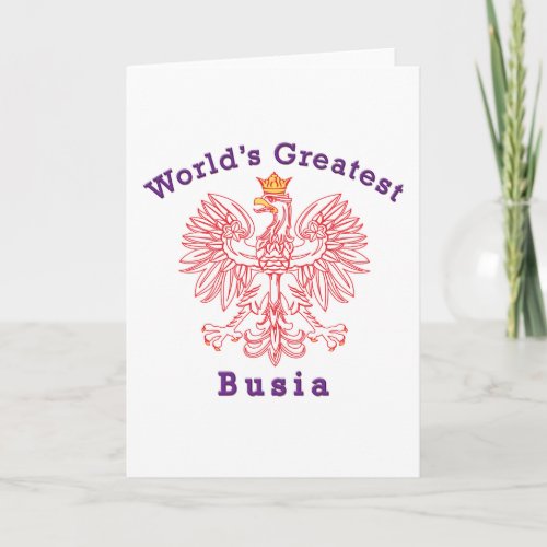 Worlds Greatest Busia Eagle Card