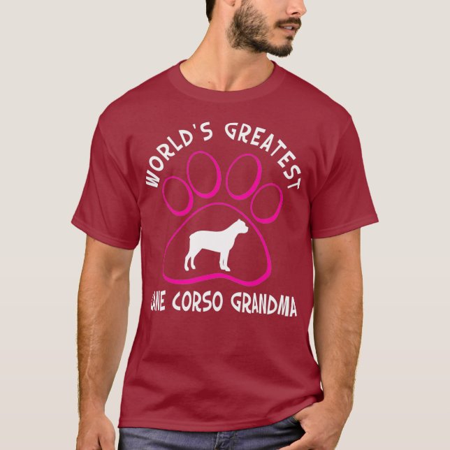Worlds Greatest Cane Corso Grandma T-Shirt (Front)
