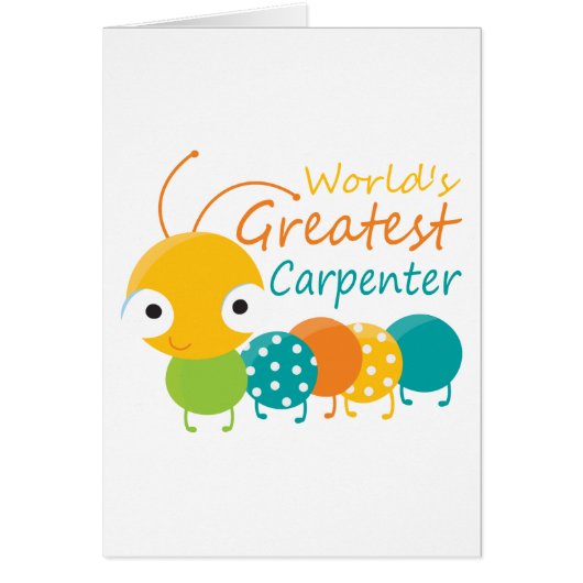 World's Greatest Carpenter Cards (Front)