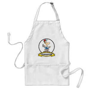 WORLDS GREATEST CARPENTER MEN CARTOON ADULT APRON
