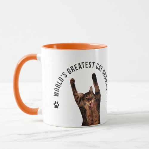 Worlds Greatest Cat Grandma Mug