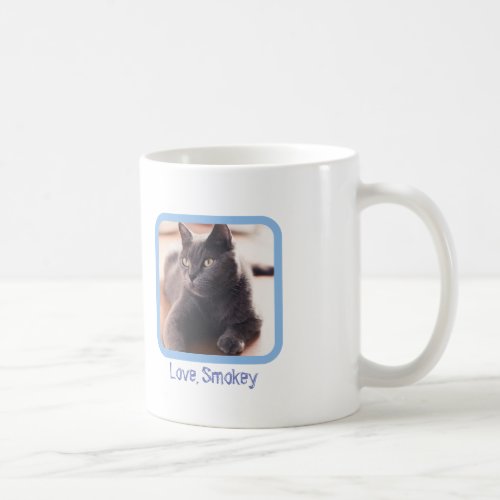 Worlds Greatest Cat Mom Photo  Cat Name Coffee Mug