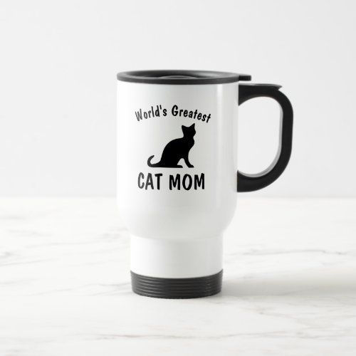 Worlds Greatest Cat Mom travel to go coffee mug