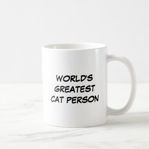 Worlds Greatest Cat Person Mug