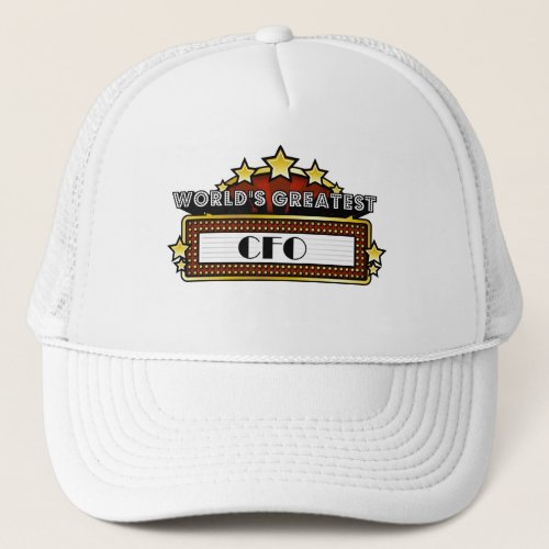 Worlds Greatest CFO Trucker Hat