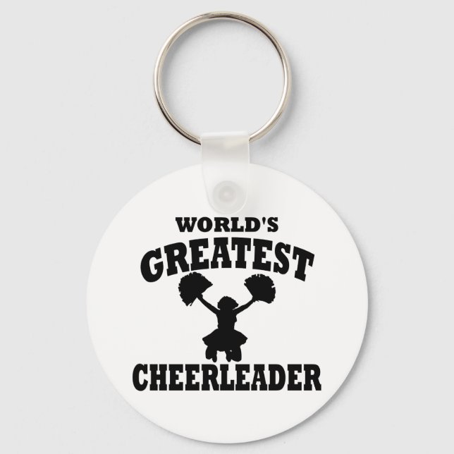 World's Greatest cheerleader Keychain (Front)