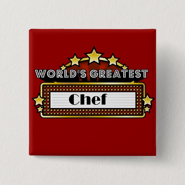 World's Greatest Chef Button (Front)