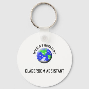 World's Greatest Classroom Assistant Keychain