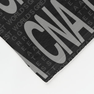 Worlds Greatest CNA Fleece Blanket