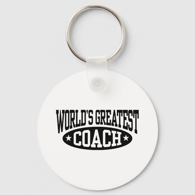World's Greatest Coach Keychain (Front)