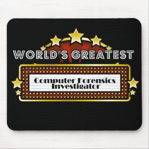 World's Greatest Computer Forensics Investigator Mouse Pad