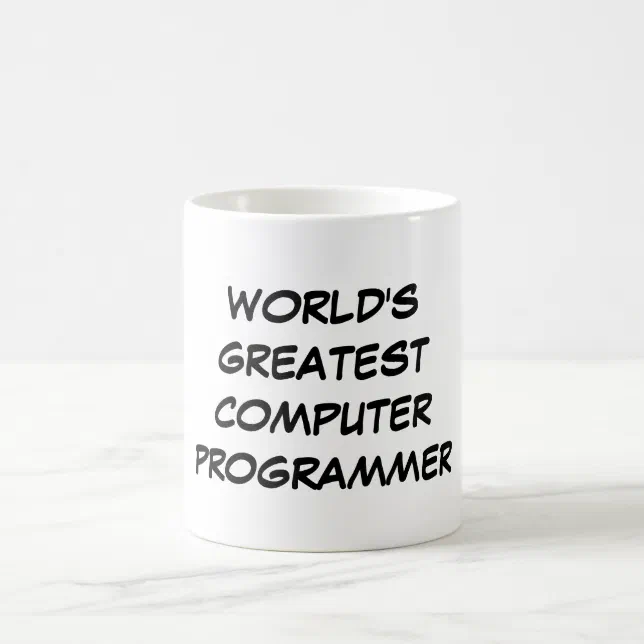 "World's Greatest Computer Programmer" Mug | Zazzle