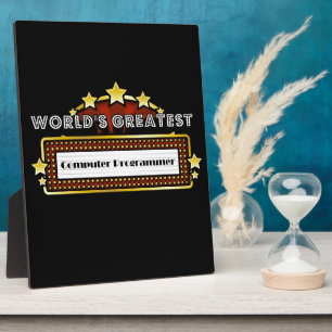 World's Greatest Computer Programmer Plaque