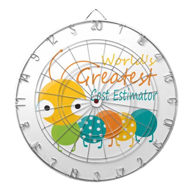 World's Greatest Cost Estimator Dart Board (Front)