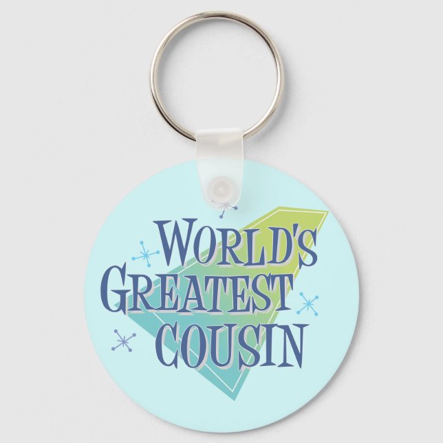 World's Greatest Cousin Keychain (Front)
