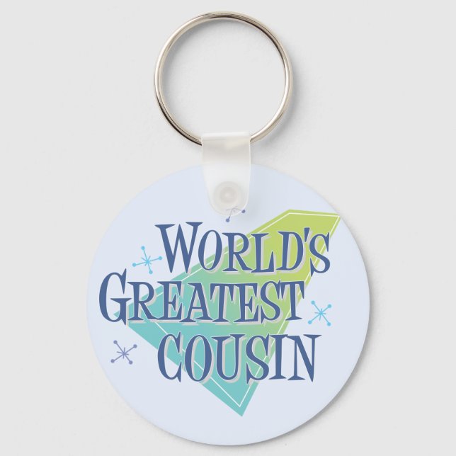 World's Greatest Cousin Keychain (Front)