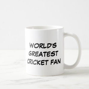 "World's Greatest Cricket Fan" Mug